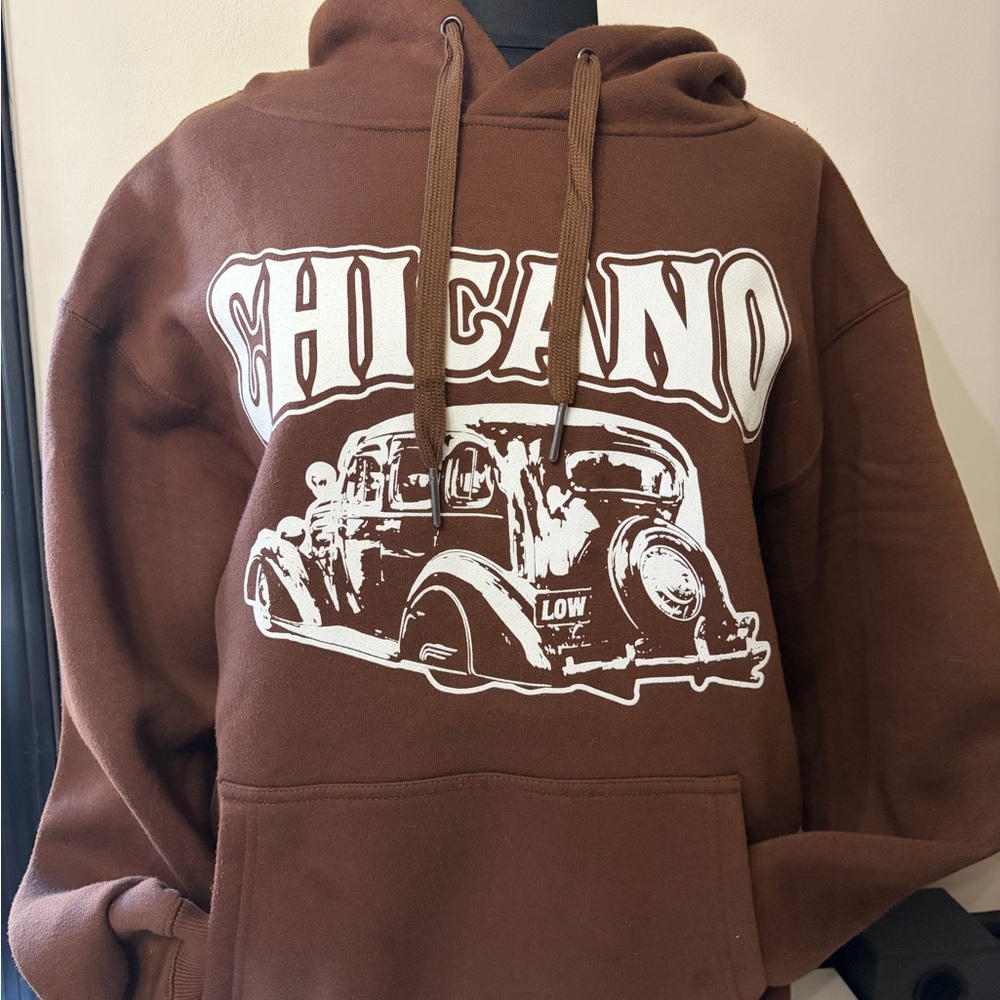 Brown Chicano Graphic Hoodie
